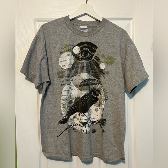 Other - Poison The Well band t-shirt- light heather gray- size L